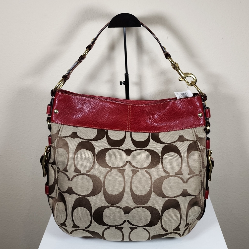 NWT Coach Signature Large Zoe #12674 - Picture 8 of 17